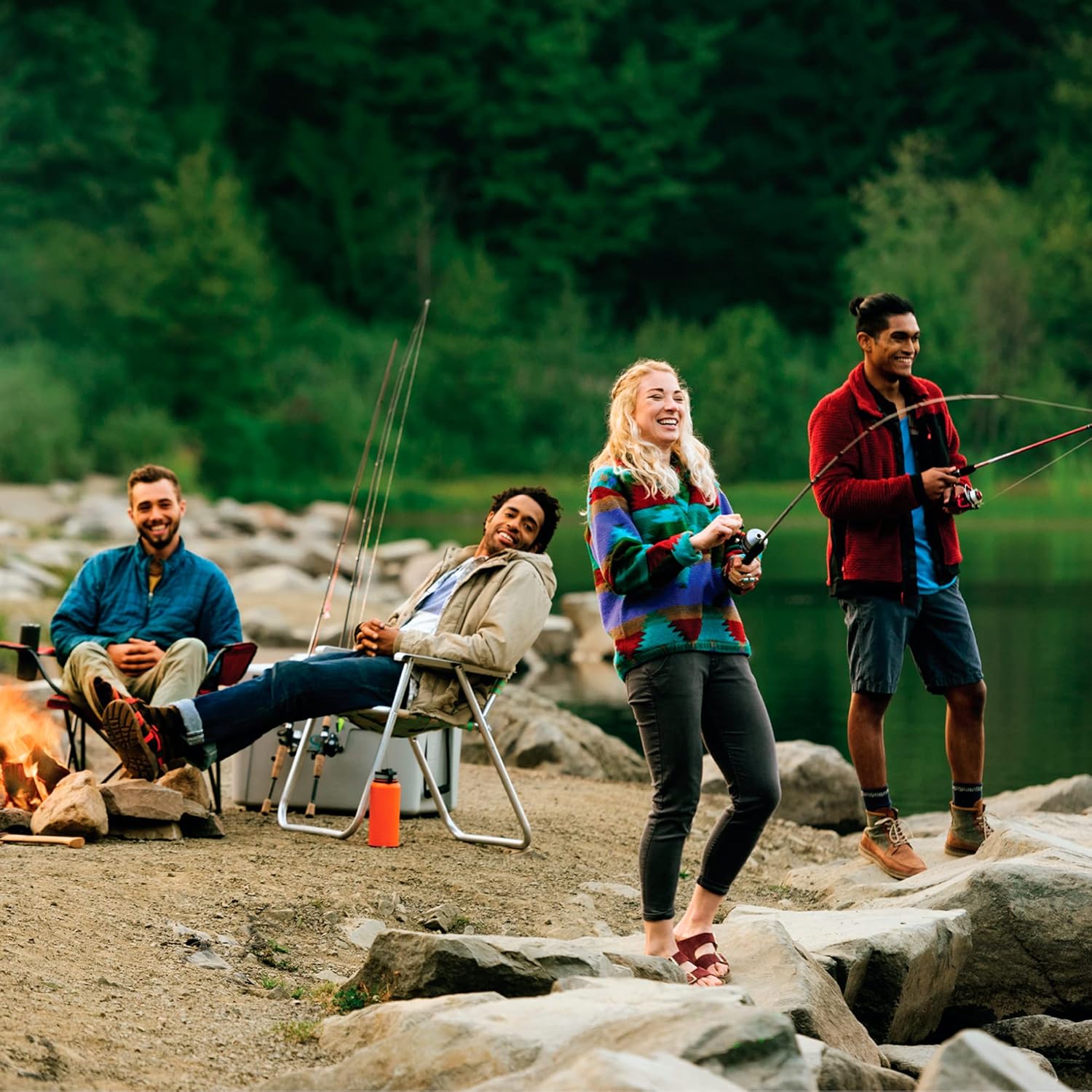 Zebco 202 Spincast Fishing Reel, Right-Hand Retrieve, Durable All-Metal Gears, Stainless Steel Pick-up Pin, Pre-Spooled with 10-Pound Zebco Fishing Line, - Image 6